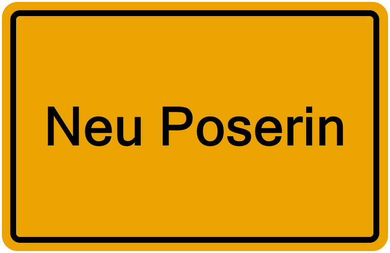 Handelsregisterauszug Neu Poserin